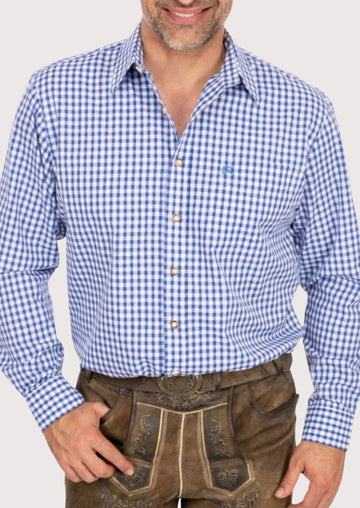 Authentic Trachten Shirt for Men – Classic Bavarian Design for Oktoberfest