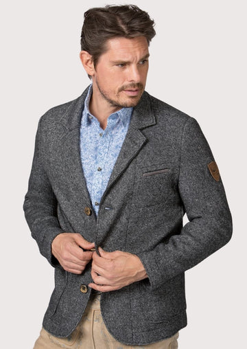 Oktoberfest jacket – premium wool with horn buttons for men