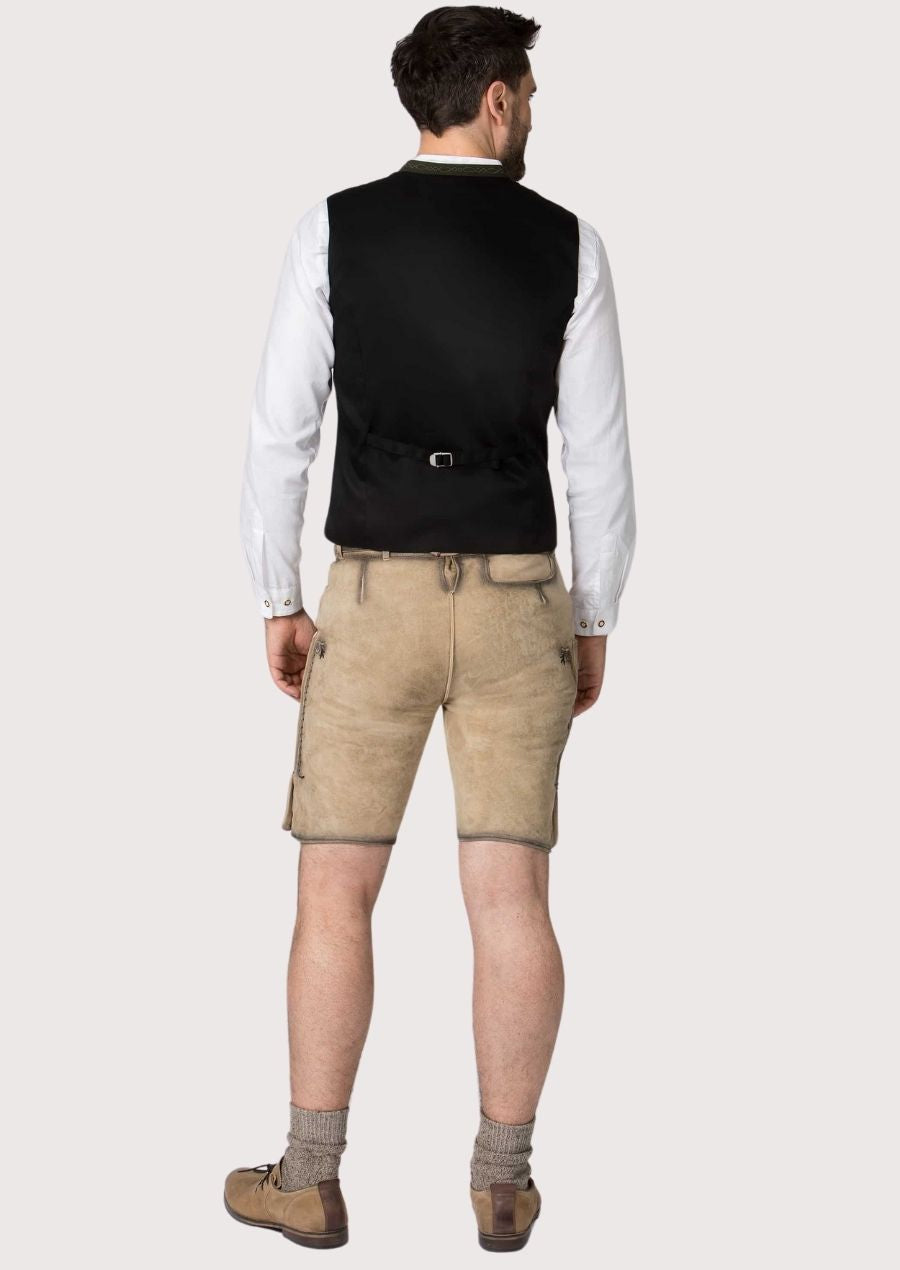 Cozy Alpine Wool Vest with Stylish Button Detailing for Cold Days

