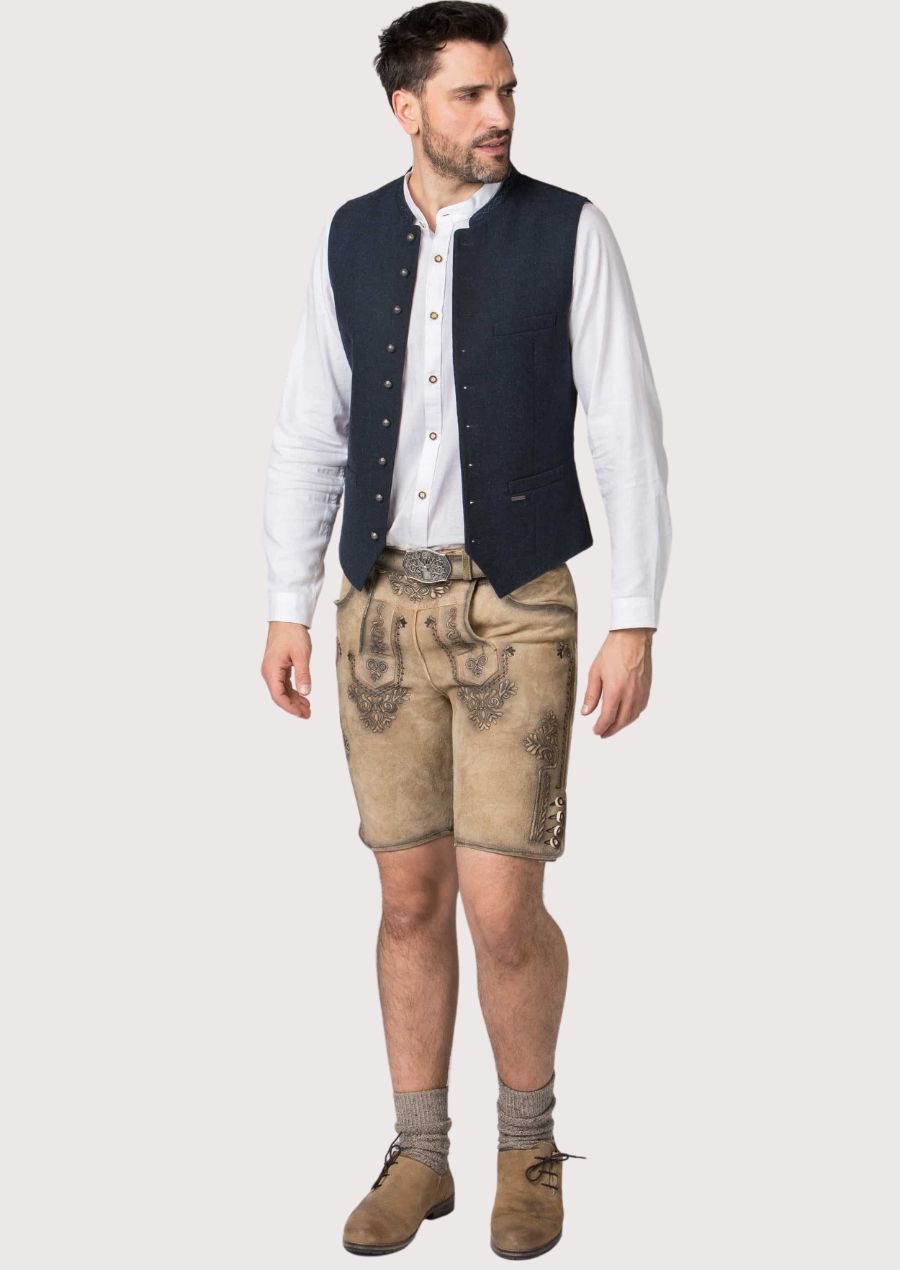 Stylish Alpine Vest with Classic Button Detailing for Events

