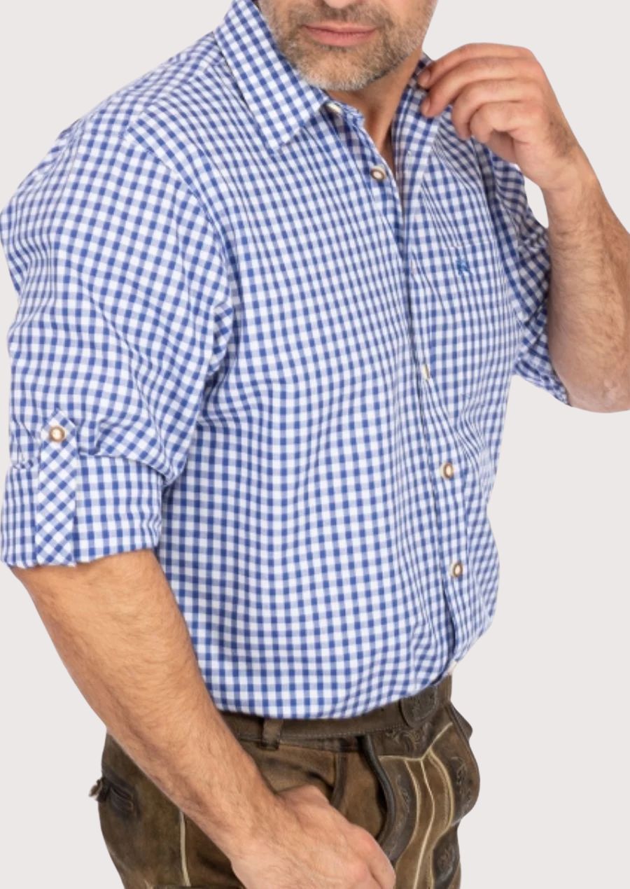 Premium Cotton Trachten Shirt for Men – Perfect for Oktoberfest Celebrations

