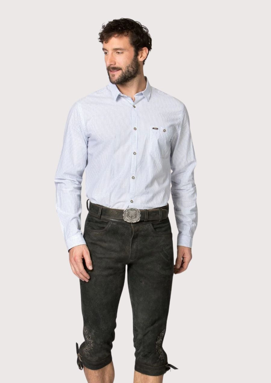 Authentic Bavarian Bundhosen for Men – Traditional Leather Outfit for Oktoberfest