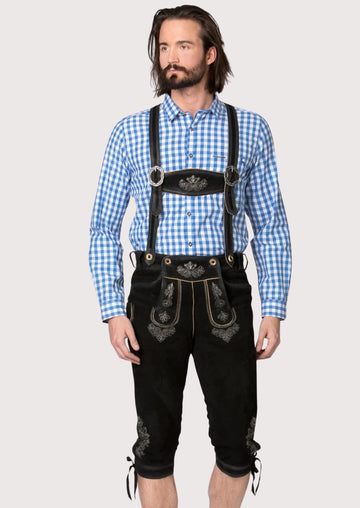 Premium Bundhosen for Men with Traditional Bavarian Embroidery