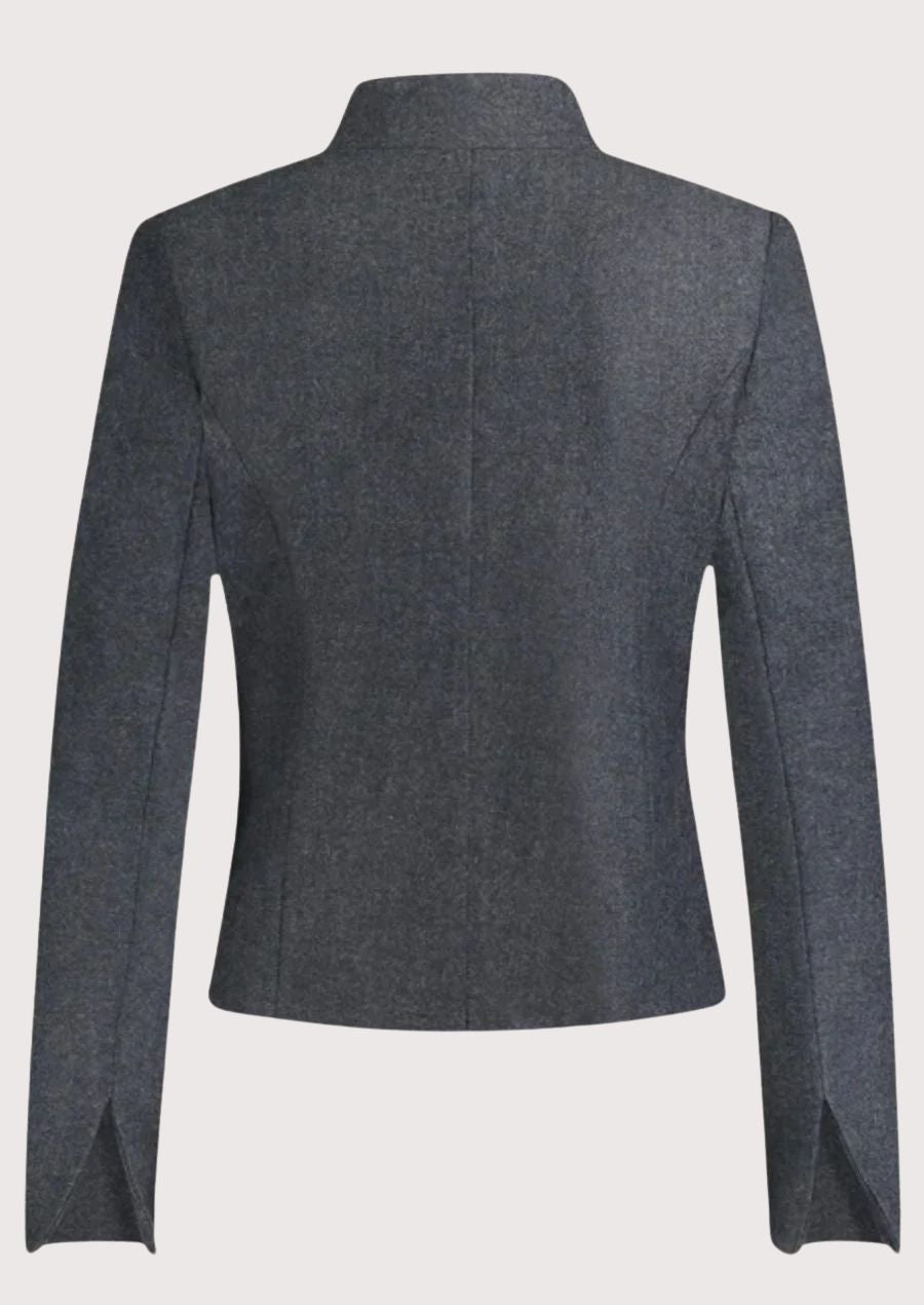 Chic Women's Trachten Jacket for Oktoberfest – Elegant traditional jacket with button detailing for cultural events and festivals, offering a sophisticated look.

