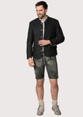 Classic Alpine Jacket – German Heritage Look with buttoned closure and classic design, showcasing authentic German heritage style for Oktoberfest and cultural celebrations.