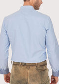 Men’s light blue smart casual shirt with buttons