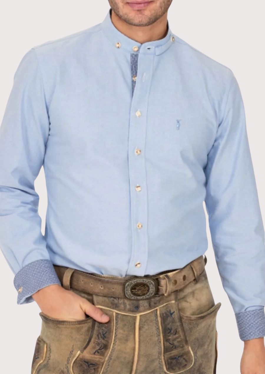 Classic Trachten Shirt for Men – Traditional Bavarian Style for Oktoberfest

