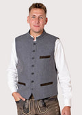 Classic Traditional Vest – Wool Fabric with Metal Buttons