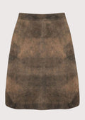 Timeless style women's lederhosen skirt with flattering fit and premium leather material.