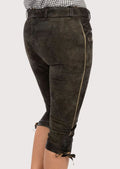 Elegant leather Bundhosen with lace-up details, great for festive occasions.