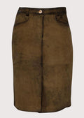 Elegant women’s Lederhosen skirt with traditional design and modern fit for festivals.