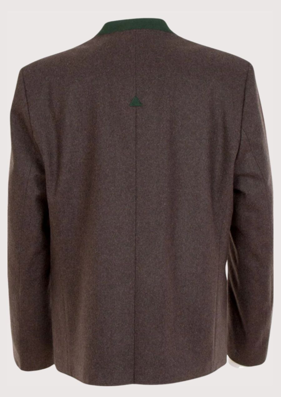 Men’s German wool jacket – classic Bavarian design with horn buttons


