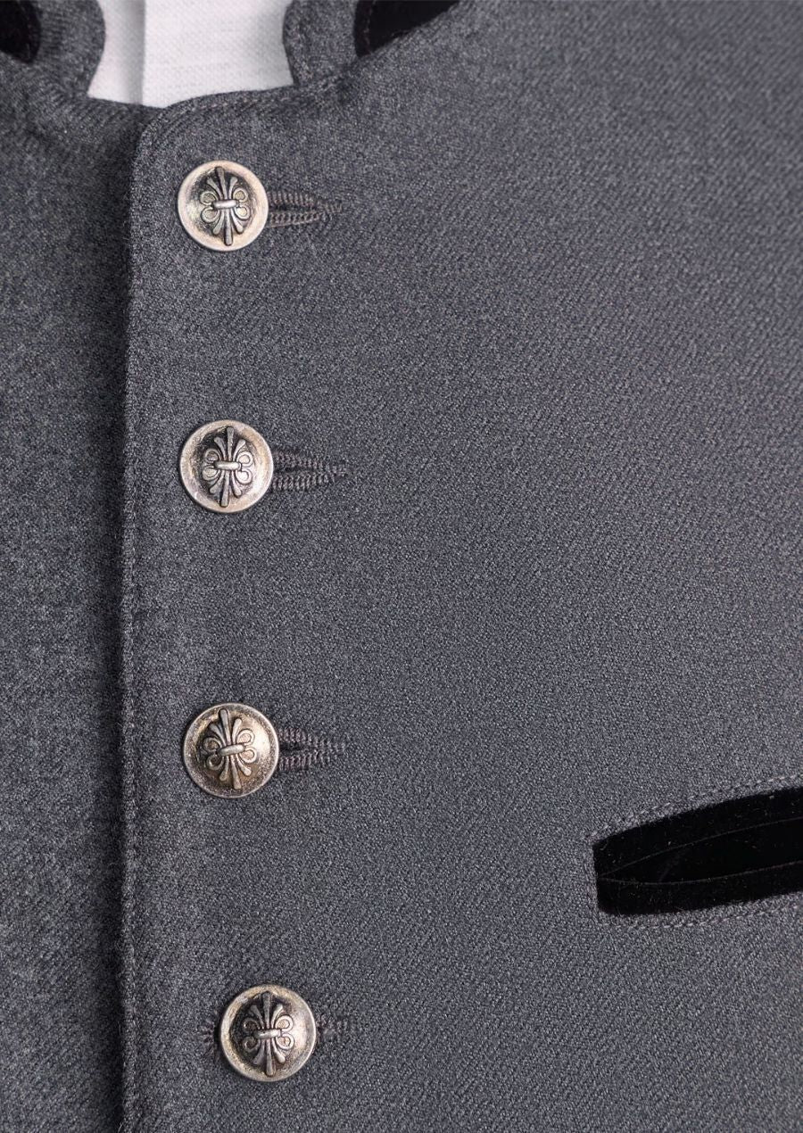 Elegant Traditional Vest for Men – Premium Fabric with Metal Buttons and Tailored Fit