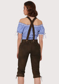 Ladies traditional bundhosen outfit styled for Oktoberfest