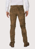 Men’s Lederhosen Pants with Adjustable Waistband – Ideal for Oktoberfest

