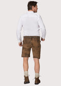 Stylish German Lederhosen with handcrafted embroidery, designed for Oktoberfest and other cultural events.