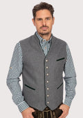 Men’s Oktoberfest Vest – Traditional German Style with Metal Buttons