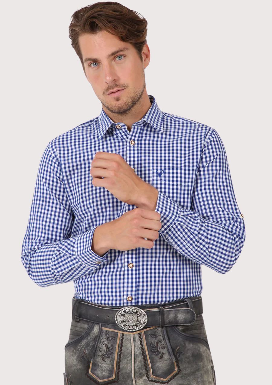 Men’s Trachten Shirt – Authentic Bavarian Design for Oktoberfest

