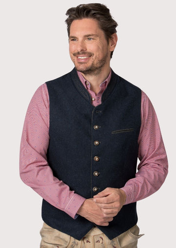 Oktoberfest wool vest for men – traditional Bavarian fashion