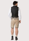 Premium grey Trachten waistcoat for menswear