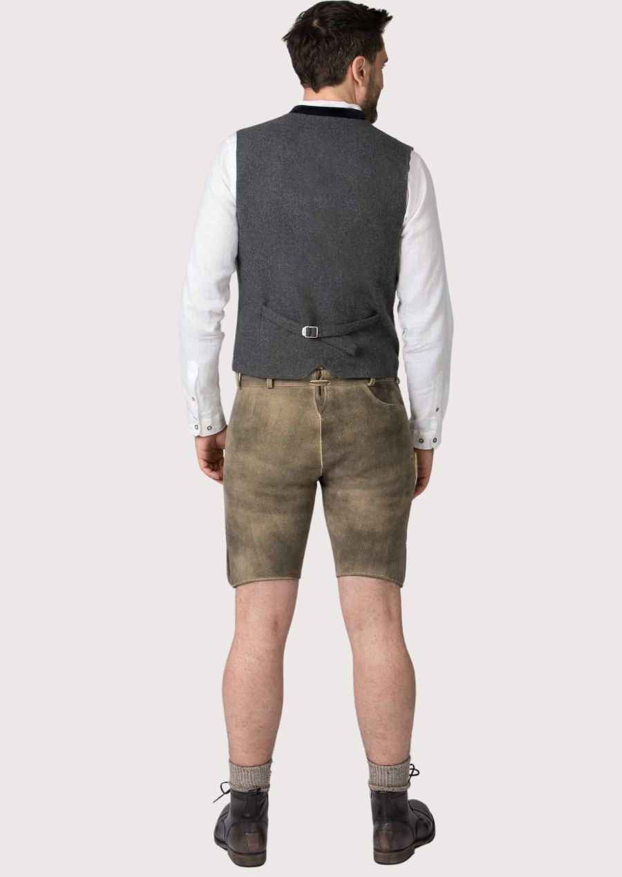 Premium navy alpine waistcoat for men with tailored fit