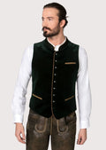 Premium Oktoberfest Vest for Men – Authentic Bavarian Style with Velvet Fabric