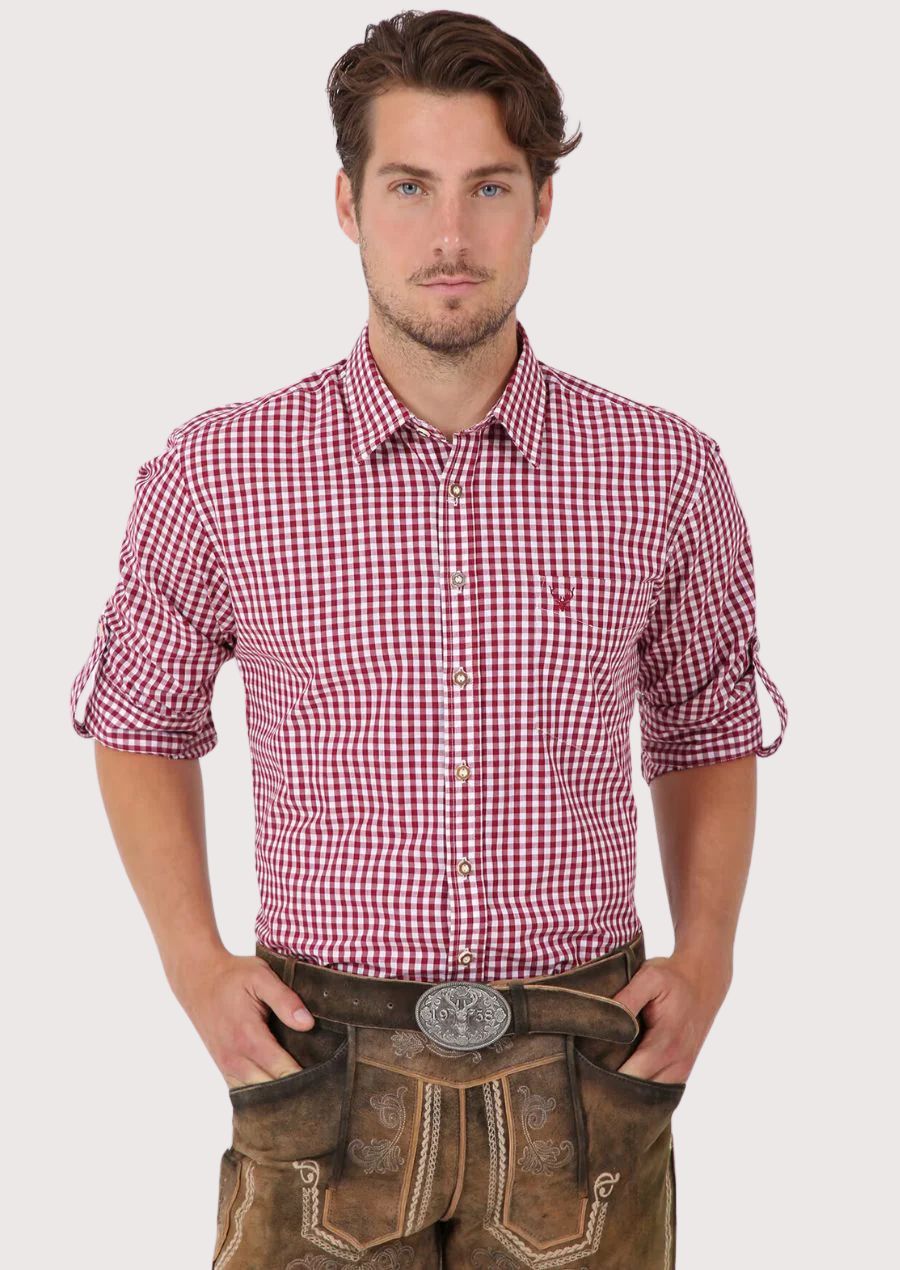 Men’s Trachten Shirt – Comfortable Bavarian Style for Festivals

