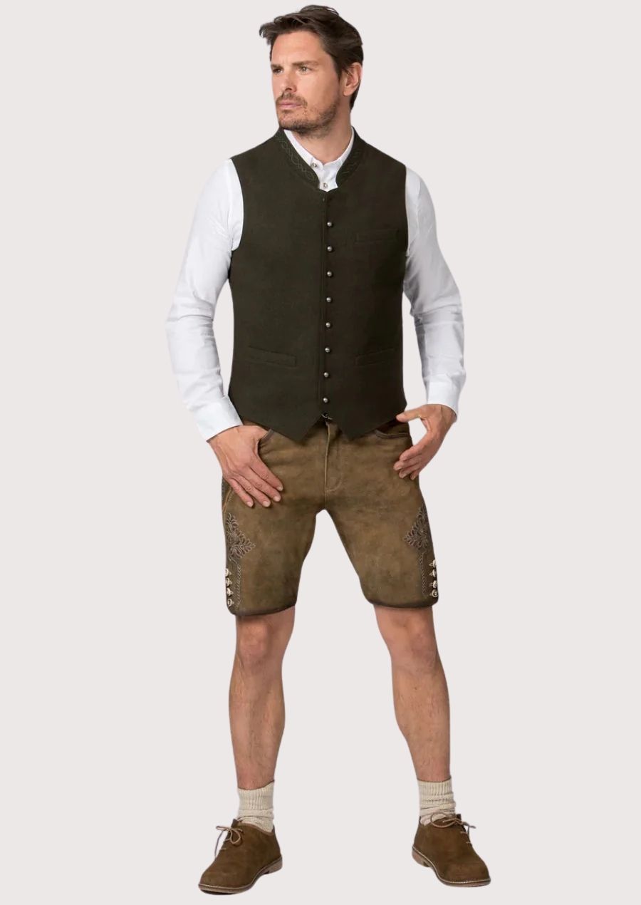 Premium Traditional Vest – Wool Design for Oktoberfest Wear
