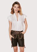Comfortable and stylish women’s lederhosen, crafted from premium leather with adjustable fit.
