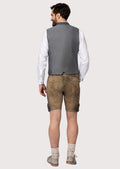 Premium Mens Alpine Vest for Oktoberfest – Comfortable, Durable, and Stylish, Featuring Elegant Metal Buttons.