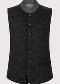 High-quality Wool Alpine Vest with Traditional German Design, Ideal for Oktoberfest, Weddings, and Cultural Events.