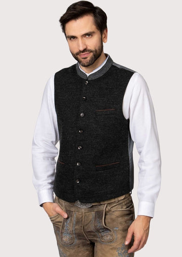 Stylish Alpine Vest for Men – Perfect for Oktoberfest and Outdoor Adventures, Made with Premium Wool.