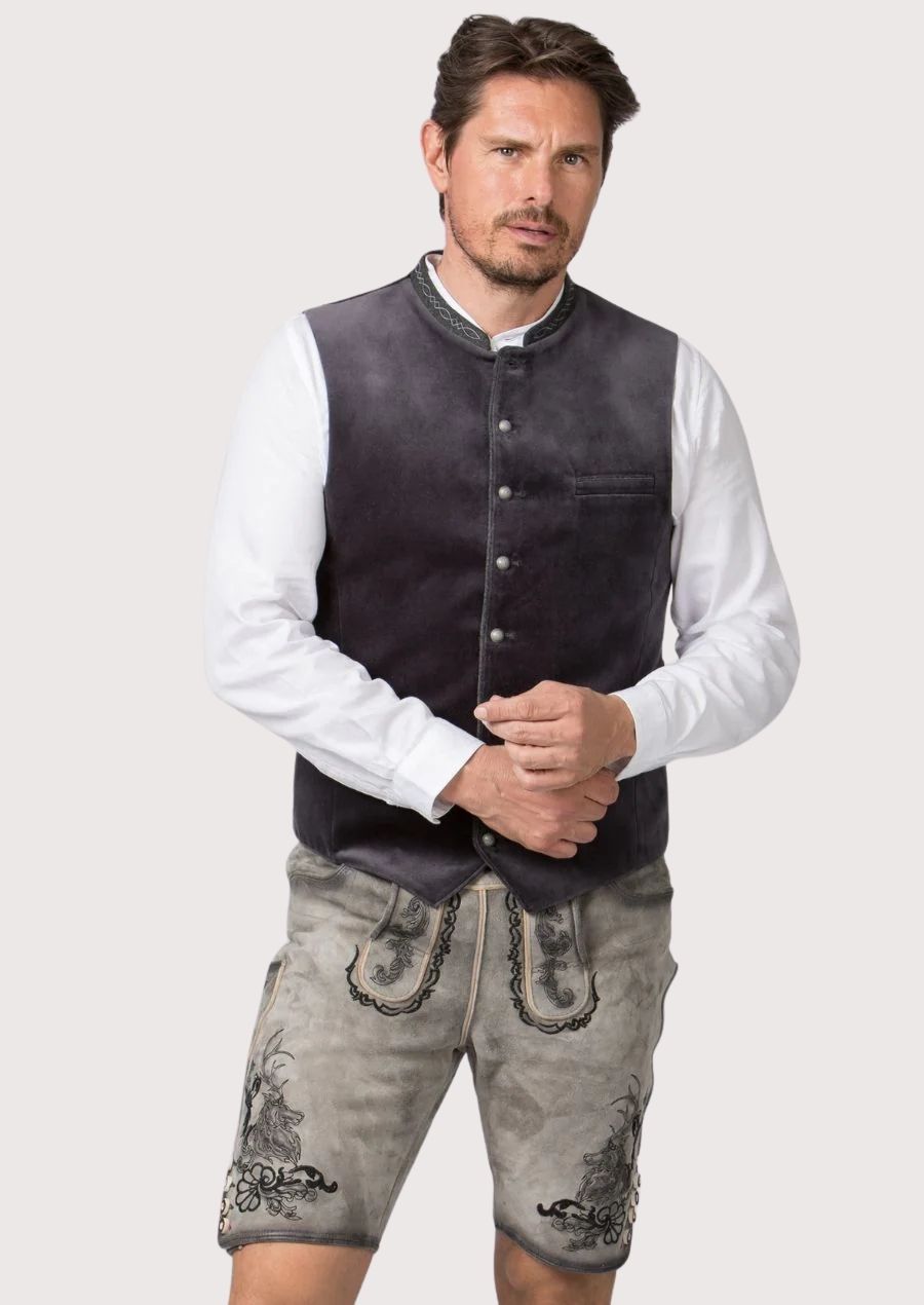 Heritage-Inspired Men’s Vest – Ideal for Oktoberfest and Bavarian Celebrations