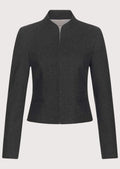 Stylish wool Trachten jacket for women, perfect for Oktoberfest and cultural events.

