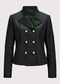 Stylish Trachten jacket for women with elegant button detailing, ideal for cultural events and special occasions.