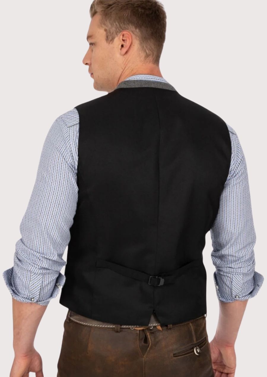Heritage Wool Vest – Ideal for Weddings, Oktoberfest, and More