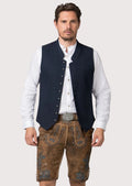 Traditional Trachten Lederhosen for Men with intricate embroidery, ideal for Oktoberfest and Bavarian cultural festivals.