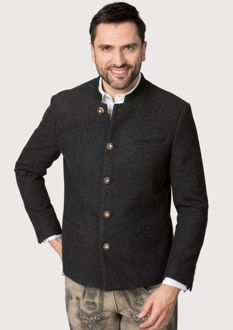 Traditional Bavarian jacket – premium wool for Oktoberfest and festivals

