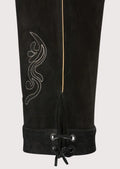 Authentic German Bundhosen – Durable and stylish leather shorts with detailed stitching, great for celebrating Oktoberfest and other Bavarian events.