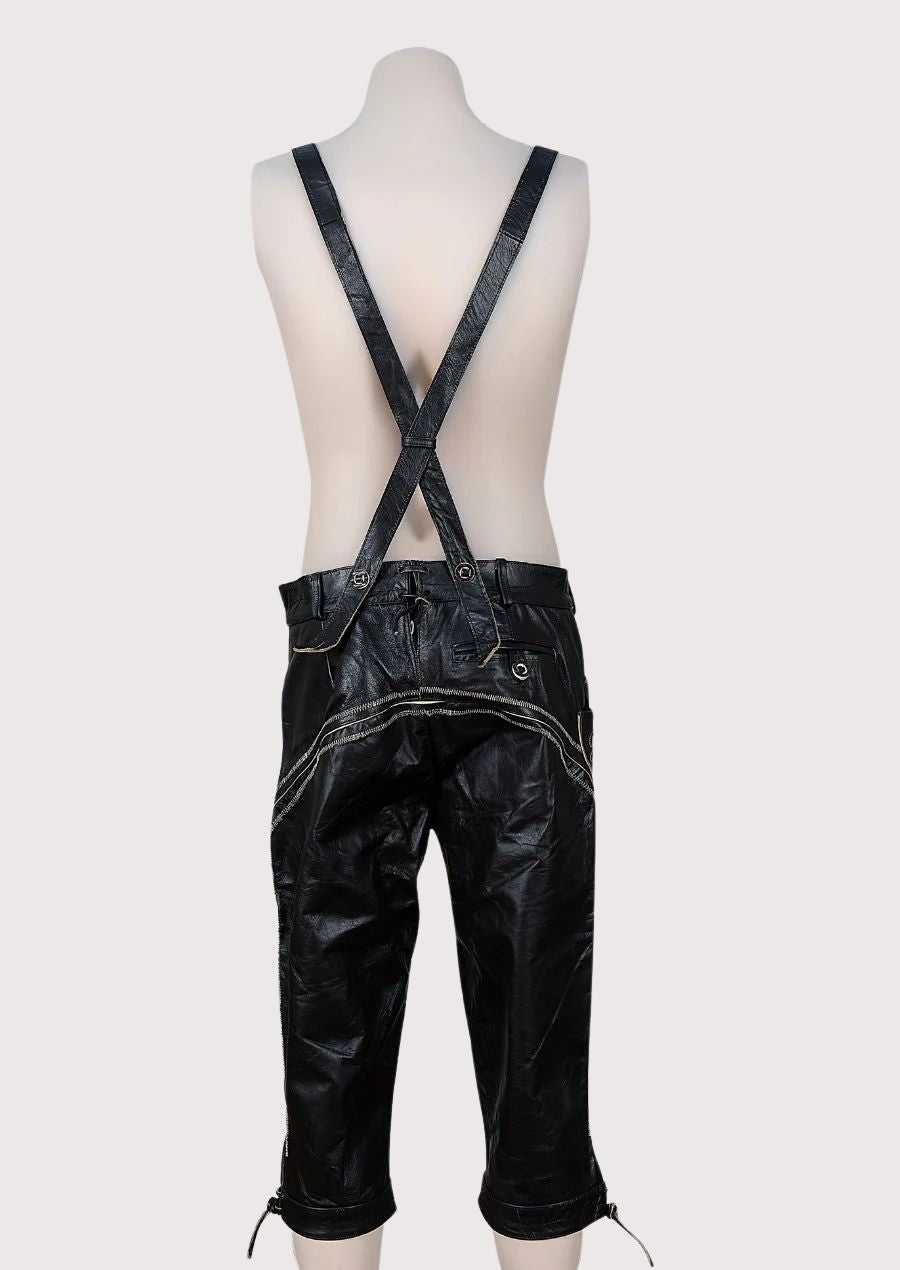 Traditional German Bundhosen with embroidery, knee-length fit, and authentic Alpine heritage styling