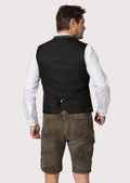 Bavarian-inspired traditional vest for Oktoberfest and cultural events

