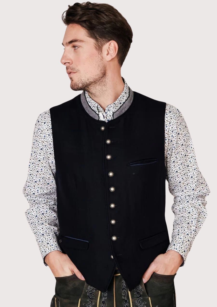 Traditional Vest for Men – Perfect for Oktoberfest and Cultural Events