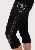 Traditional women’s alpine bundhosen with embroidery