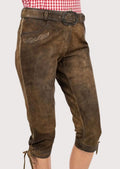Women’s alpine bundhosen featuring classic Bavarian styling
