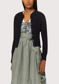 Classic women’s Bavarian jacket in black featuring clean lines and tailored silhouette.