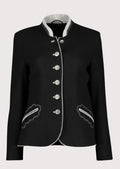 Traditional Women's Trachten Jacket - Elegant and comfortable jacket for festivals and cultural events, crafted with intricate embroidery and high-quality fabric.

